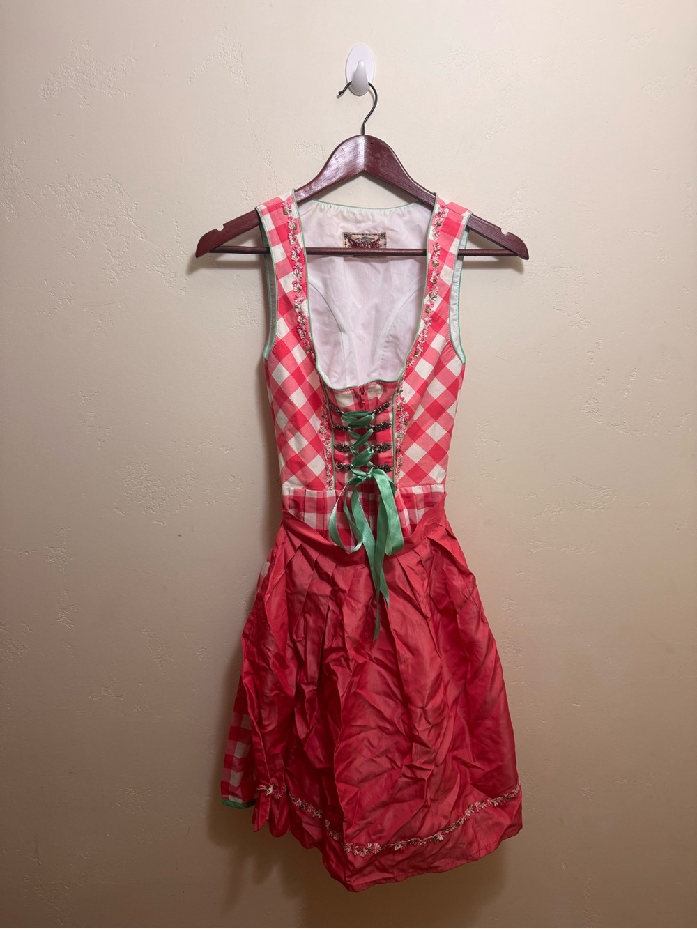 Pink and Green Dirndl- size 32